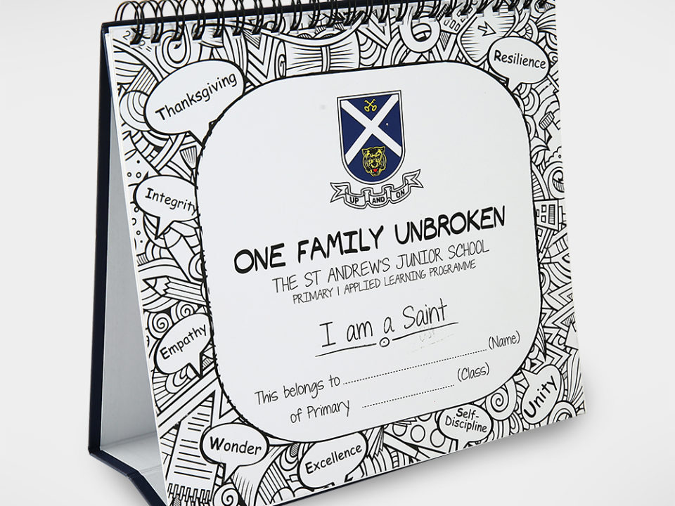 Saints Calendar Work Book